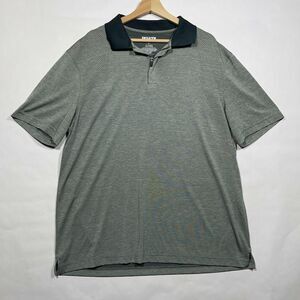 Duluth Trading Polo Shirt Men Large Gray‎ 1/4 Zip Performance Golf Performance